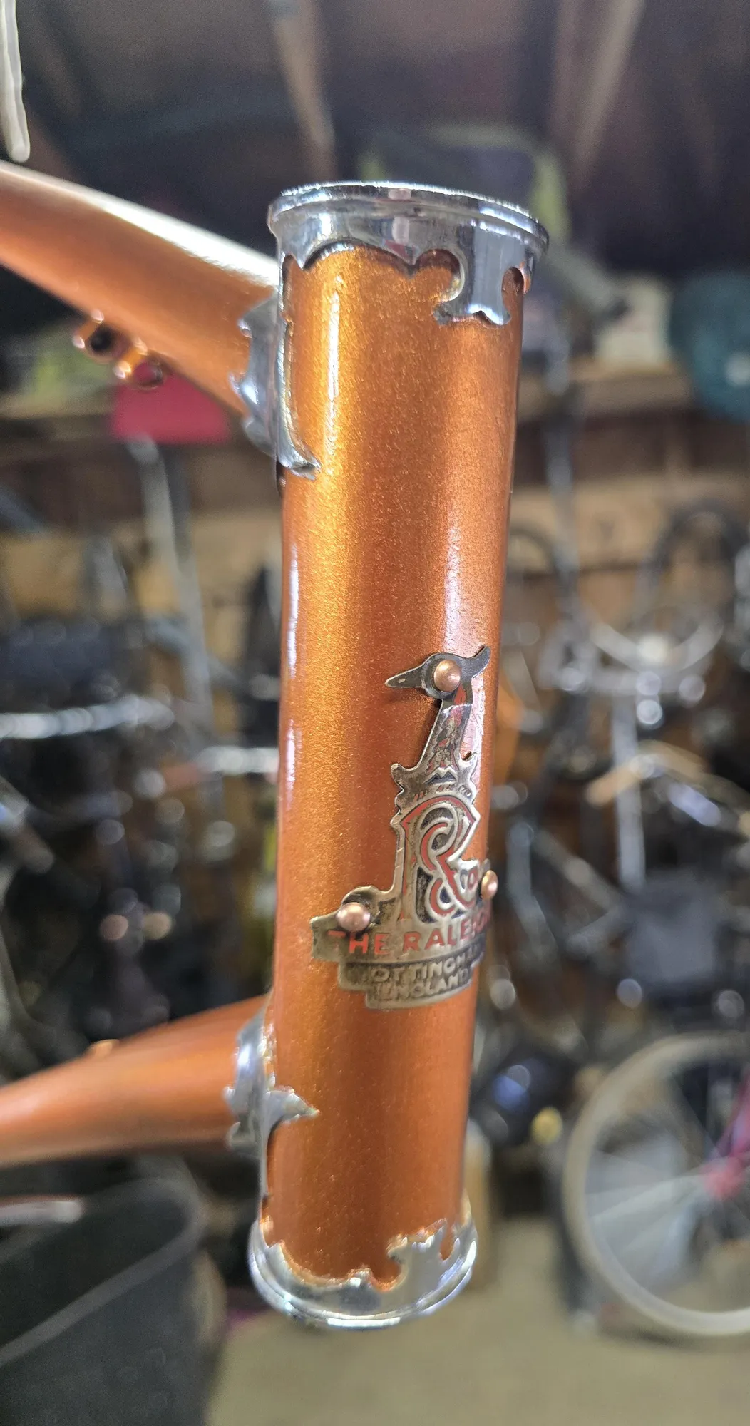 Chrome Nervex Lugs.
