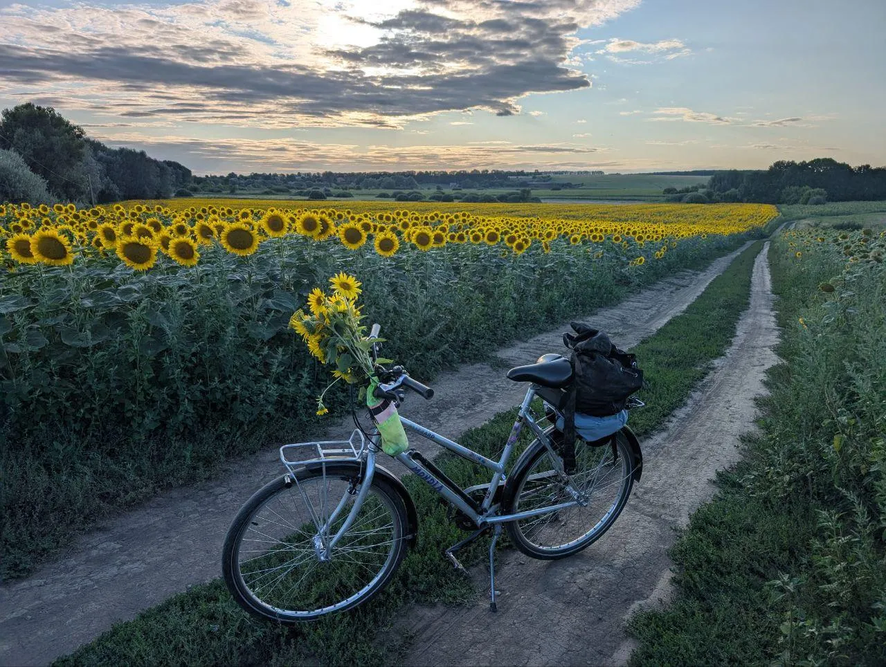 Stuff my mom sends me after I gifted her a bicycle