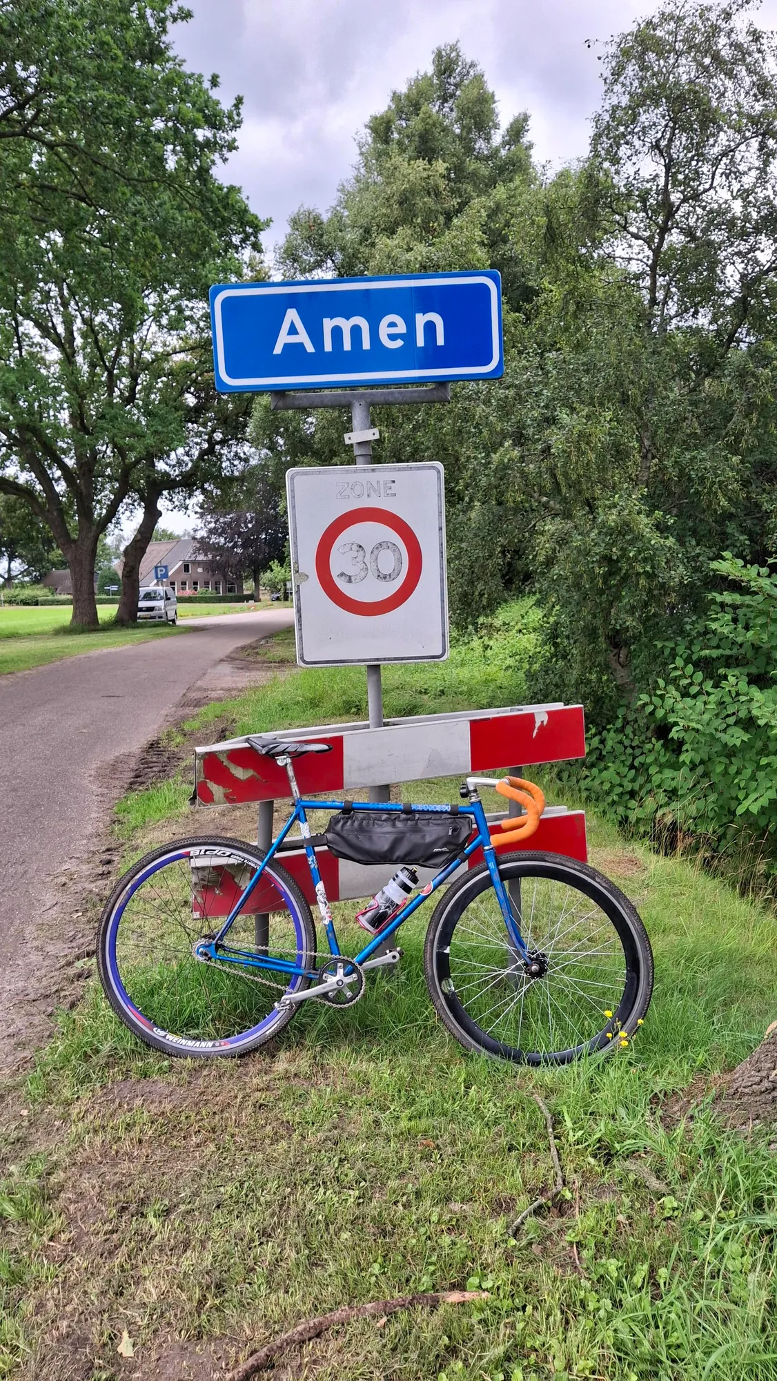 Vandaag eindelijk weer de tijd gevonden om volle bak fixed gear offroad te gaan!
